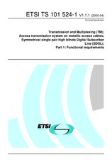 Die Norm ETSI TS 101524-1-V1.1.1 4.4.2000 Ansicht