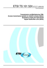 Die Norm ETSI TS 101524-V1.2.1 28.3.2003 Ansicht