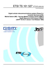 Die Norm ETSI TS 101527-V7.9.0 26.2.2002 Ansicht