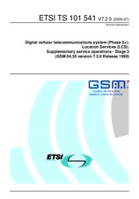 Die Norm ETSI TS 101541-V7.2.0 31.7.2000 Ansicht