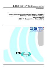 Die Norm ETSI TS 101623-V6.0.1 22.2.2001 Ansicht