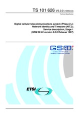 Die Norm ETSI TS 101626-V6.0.0 29.4.1999 Ansicht
