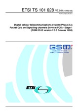 Die Norm ETSI TS 101628-V7.0.0 13.8.1999 Ansicht