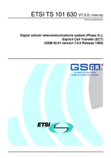 Die Norm ETSI TS 101630-V7.0.0 13.8.1999 Ansicht