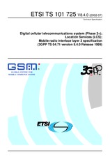 Die Norm ETSI TS 101725-V8.4.0 26.7.2002 Ansicht