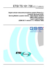 Die Norm ETSI TS 101726-V7.1.1 24.1.2000 Ansicht