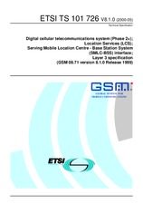 Die Norm ETSI TS 101726-V8.1.0 26.5.2000 Ansicht