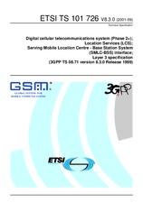Die Norm ETSI TS 101726-V8.3.0 30.9.2001 Ansicht