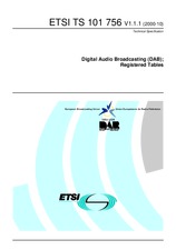 Die Norm ETSI TS 101756-V1.1.1 30.10.2000 Ansicht