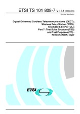 Die Norm ETSI TS 101808-7-V1.1.1 14.9.2000 Ansicht