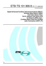 Die Norm ETSI TS 101808-8-V1.1.1 14.9.2000 Ansicht