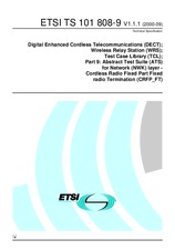 Die Norm ETSI TS 101808-9-V1.1.1 14.9.2000 Ansicht