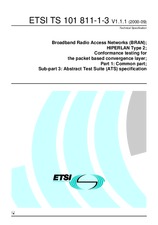 Die Norm ETSI TS 101811-1-3-V1.1.1 13.9.2000 Ansicht