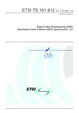 UNGÜLTIG ETSI TS 101812-V1.1.1 12.7.2000 Ansicht