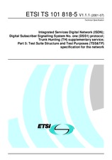 Die Norm ETSI TS 101818-5-V1.1.1 11.7.2001 Ansicht