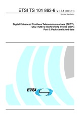 Die Norm ETSI TS 101863-6-V1.1.1 14.11.2001 Ansicht