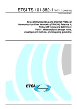 Die Norm ETSI TS 101882-1-V4.1.1 4.9.2003 Ansicht