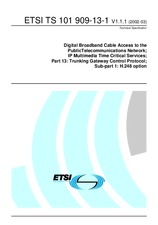 Die Norm ETSI TS 101909-13-1-V1.1.1 28.3.2002 Ansicht