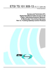 UNGÜLTIG ETSI TS 101909-13-V1.1.1 24.9.2001 Ansicht
