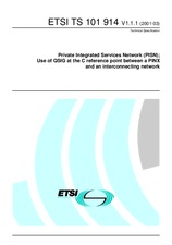 Die Norm ETSI TS 101914-V1.1.1 20.3.2001 Ansicht