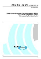 Die Norm ETSI TS 101950-V1.2.1 20.11.2001 Ansicht