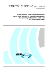 UNGÜLTIG ETSI TS 101952-1-5-V1.2.1 24.10.2006 Ansicht
