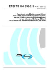 UNGÜLTIG ETSI TS 101952-2-3-V1.1.1 28.3.2003 Ansicht