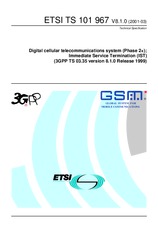 Die Norm ETSI TS 101967-V8.1.0 11.5.2001 Ansicht