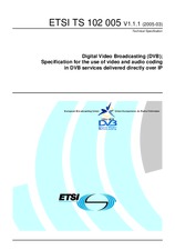 Die Norm ETSI TS 102005-V1.1.1 17.3.2005 Ansicht