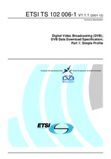 UNGÜLTIG ETSI TS 102006-1-V1.1.1 18.12.2001 Ansicht
