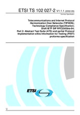 Die Norm ETSI TS 102027-2-V1.1.1 17.9.2002 Ansicht