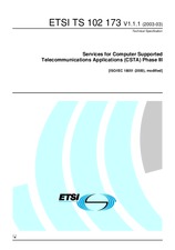 Die Norm ETSI TS 102173-V1.1.1 10.3.2003 Ansicht