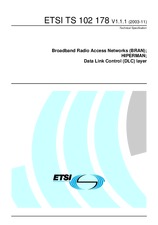 Die Norm ETSI TS 102178-V1.1.1 28.11.2003 Ansicht