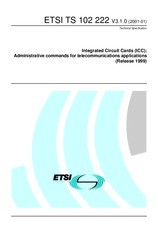 Die Norm ETSI TS 102222-V3.1.0 8.1.2001 Ansicht