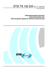Die Norm ETSI TS 102234-V1.1.1 6.2.2004 Ansicht