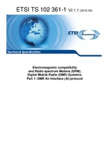Die Norm ETSI TS 102361-1-V2.1.1 10.4.2012 Ansicht