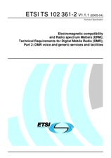 Die Norm ETSI TS 102361-2-V1.1.1 11.4.2005 Ansicht