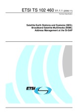 Die Norm ETSI TS 102460-V1.1.1 24.11.2006 Ansicht