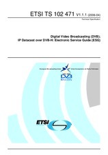 Die Norm ETSI TS 102471-V1.1.1 21.4.2006 Ansicht