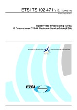 Die Norm ETSI TS 102471-V1.2.1 16.11.2006 Ansicht