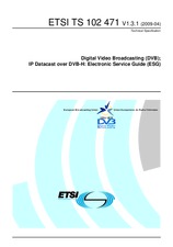 Die Norm ETSI TS 102471-V1.3.1 24.4.2009 Ansicht
