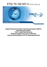 Die Norm ETSI TS 102527-4-V1.2.1 8.12.2014 Ansicht