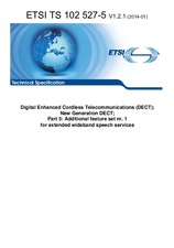 Die Norm ETSI TS 102527-5-V1.2.1 15.1.2014 Ansicht