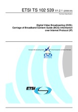 Die Norm ETSI TS 102539-V1.2.1 1.4.2008 Ansicht