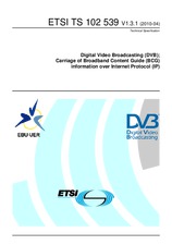 Die Norm ETSI TS 102539-V1.3.1 9.4.2010 Ansicht