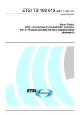 Die Norm ETSI TS 102613-V8.2.0 4.3.2011 Ansicht