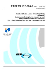 Die Norm ETSI TS 102624-2-V1.1.1 31.10.2008 Ansicht