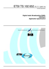 Die Norm ETSI TS 102652-V1.1.1 12.10.2007 Ansicht