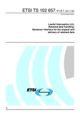 Die Norm ETSI TS 102657-V1.8.1 24.6.2011 Ansicht
