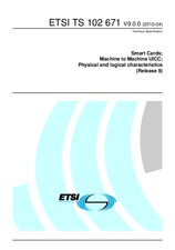 Die Norm ETSI TS 102671-V9.0.0 15.4.2010 Ansicht